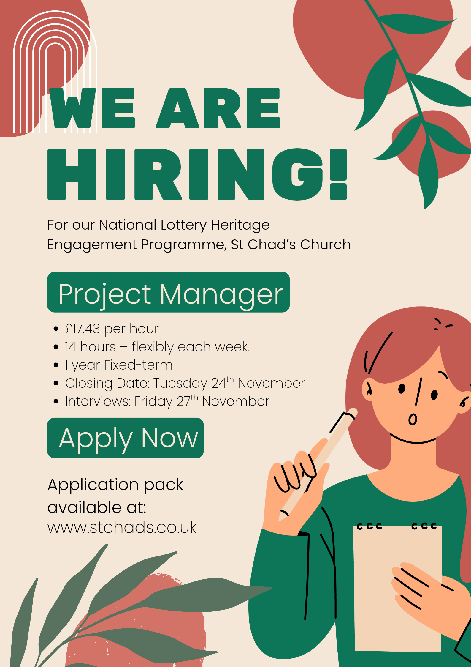 Project Manager Advert - Poster